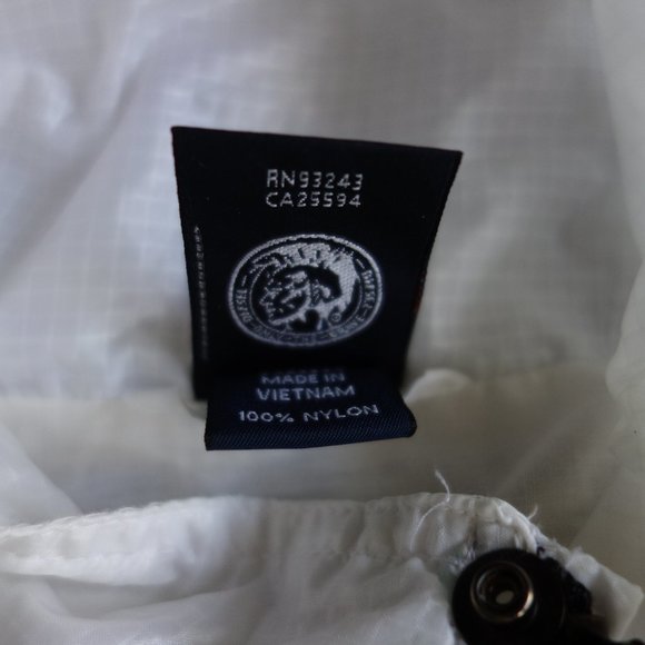 Diesel White Nylon Jacket - Size S - Picture 4 of 7